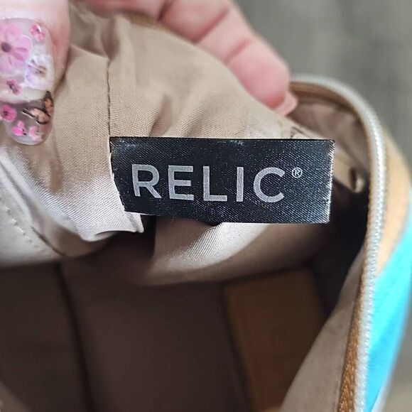 Relic Crossbody Purse. Shoulder Bag. Colorful Striped Design. - Picture 5 of 9